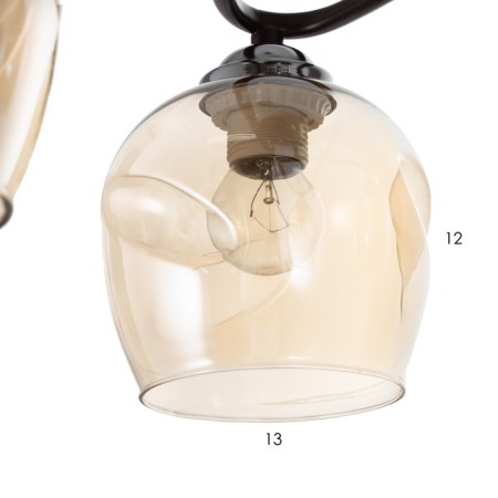 Chandelier 2152/4 E27 40W coffee 52x52x27 cm Bayerlux-5