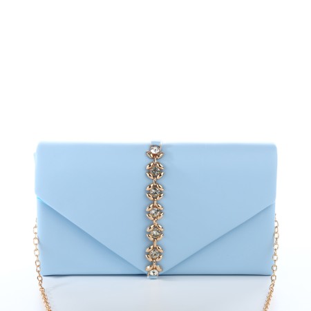 Women's bag on magnet, blue color