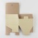 Gift folding box, packaging, "beige", 15 x 15 x 7 cm