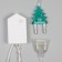 Garland “fringe” 2.7 × 0.9 m with nozzles “month”, ip20, transparent thread, 138 LED, glow warm white, 8 modes, 220 V