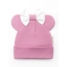 Шапочка детская Amarobaby Nature essence mini, размер 42-44, цвет розовый