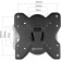 Broat Black 17 "-43" Max.35kg, wall-mounted bracket