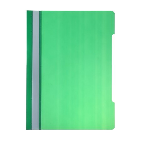 Folder - Calligrata, A4, 160 microns, green, transparent top-1