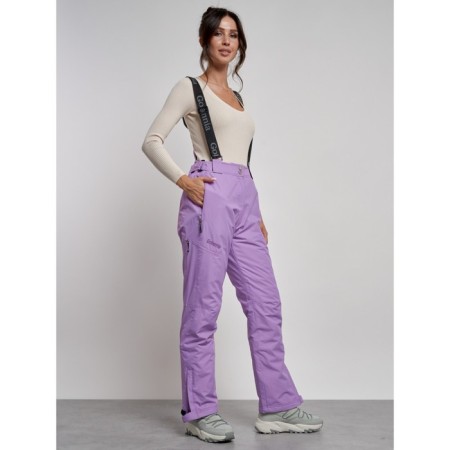Semi -combinezone ski insulated female winter, size 42, purple color-19