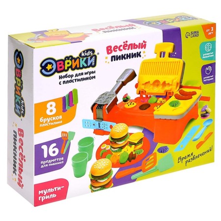 Set for playing with plasticine "Funny picnic"-15
