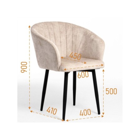 Verona 910 chair, beige-5