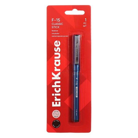 Capillary pen, erichkrause, "F-15 stick classic" node 0.6 mm color Black-1