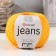Yarn "jeans" 55% cotton, 45% acrylic 160m/50g (35 yellow)