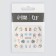 Nail Slider design 6.5*5.5cm BN-2440 (FAS 6pcs Price per pcs) Subway QF
