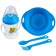 A set of children's dishes "Baby", 4 objects: plate, bottle, spoon, fork, from 5 months.