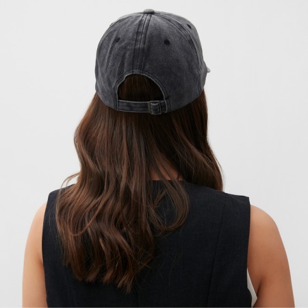 Women's cap with rhinestones Mist Babe, Black, p. 56-58-3