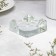 Clotra-1 candlestick, 8x8x3.5 cm, with in-depth diameter of 6 cm