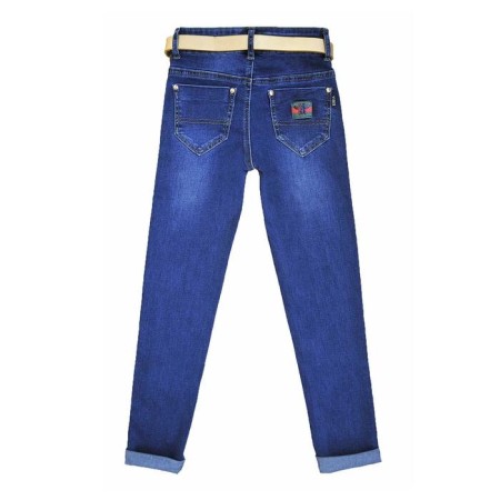 Jeans for girls, height 140 cm, blue color-1