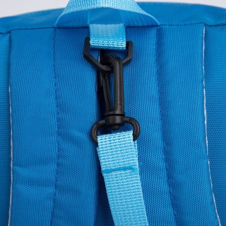 Baby backpack on lightning, reflective elements, blue color-3