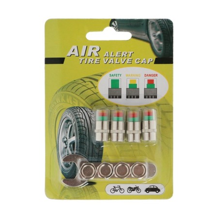 A cap with a tire pressure indication, 2.4 atm, set 4 pcs-2