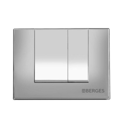 BERGES NOVUM S3 control button for hidden installation systems, gloss/chromium