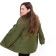 Female jacket, green color, goose foot, size 52