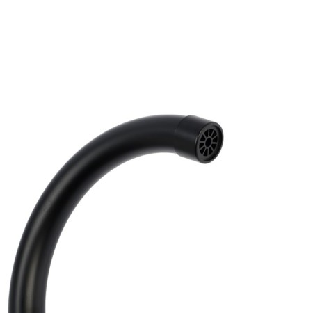 Kitchen mixer Zein Z3665, two-wound, pour height 22 cm, ABS plastic, black-4