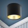 Lamp 1x12W GX53 9.6x9.6x8 cm, black/gold