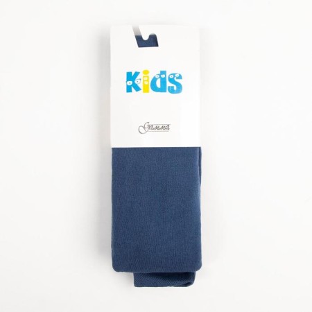 Leggings of nursery tange is plain, Denim color, height 122-128-3
