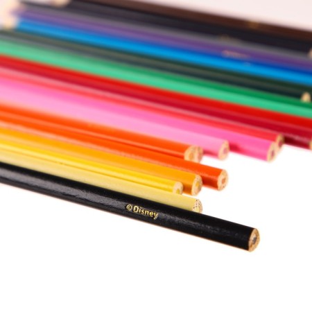 Color pencils, 24 colors, trihedral, Minnie Mouse and Unicorn-6
