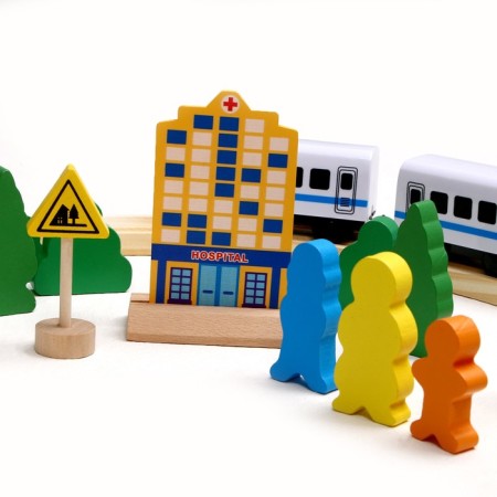 Railway "City", train on batteries-3