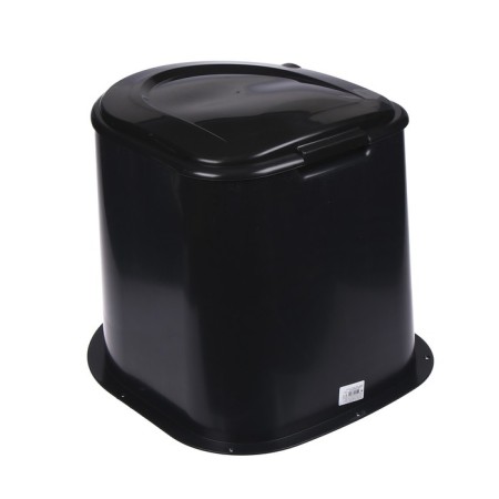 Country toilet, h = 35 cm, without a bottom, with holes for attaching to the floor, black-3