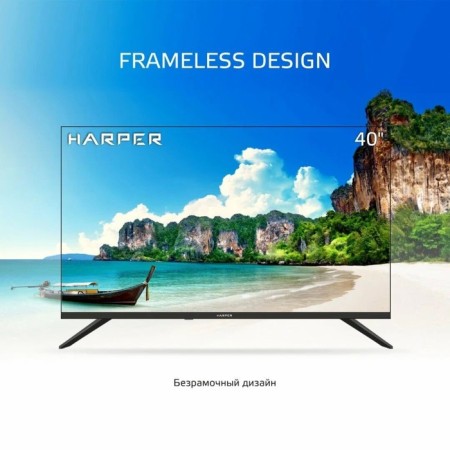 LED TV Harper 40F721T 40 "/1920*1080/DVB-S2/2*HDMI/1*USB/Bezra.-1