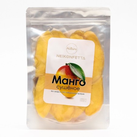 Dried mango 500g., Nekonfetta 1/40-1