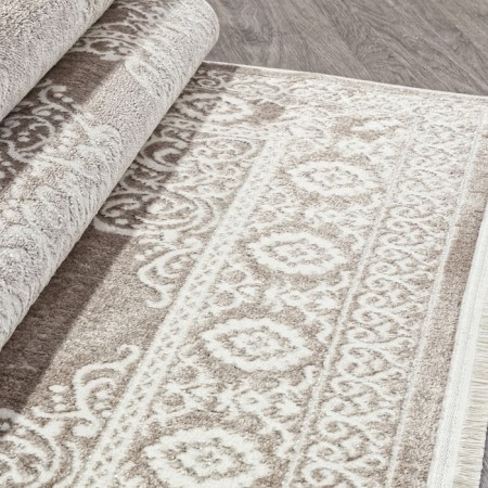 Rectangular carpet Kardolen Marmaris, size 192x400 cm, color Cream/D.Beige-2
