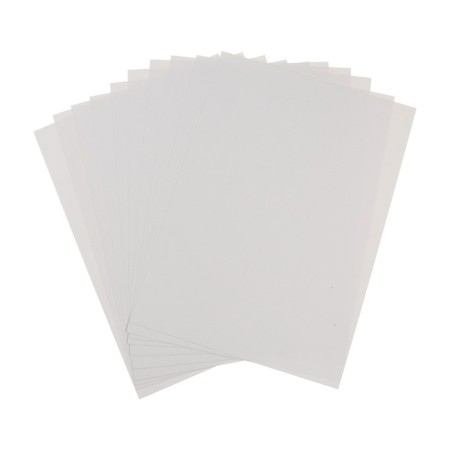 Cardboard white double-sided A4, 10 sheets of multi-bullets "Cheburashka", shaky, in a folder-1