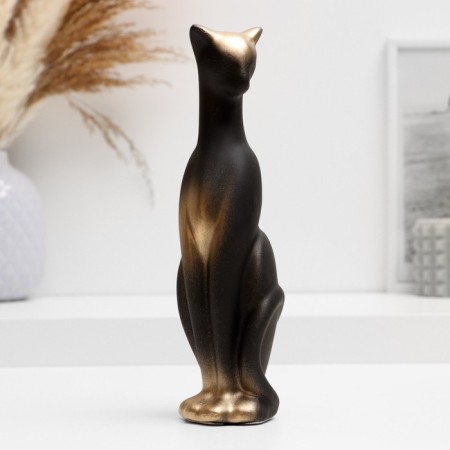 The figure "cat stands" black, 21cm