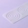 Spiral chocolate form, silicone, 3 cells, 24.5 × 9 × 0.3 cm, color transparent color