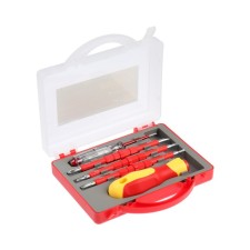 A set of dielectric screwdrivers of the tundra, CRV, bilateral bits 3 pcs., Up to 1000 V