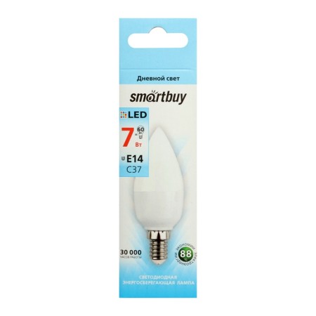 SmartBuy, E14, C37, 7 W, 4000 K, daylight white light lamp-3