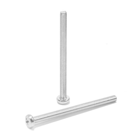 Screw, with a semicircular head, galvanized, Din7985, M5x70 mm, 300 pcs-1