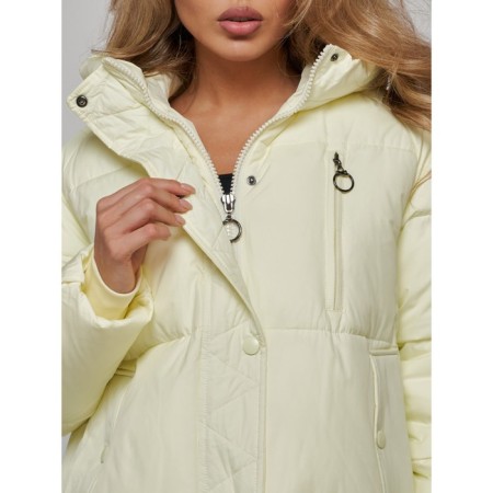 Winter jacket, size 42, light yellow color-12