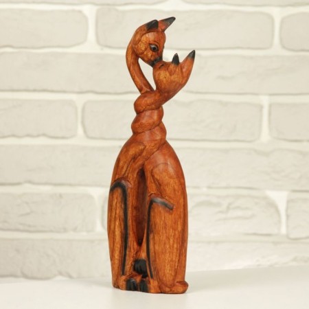 Souvenir tree "Coliting cats" 30x10x4 cm-1