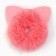 Hair gum fluffy "Kisa" with ears