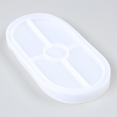 Silicone universal form “oval”, product size 9.2 × 17.6 × 1.4 cm-3