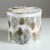 Round gift box "Happy New Year", 19.5 x 22 cm, New Year