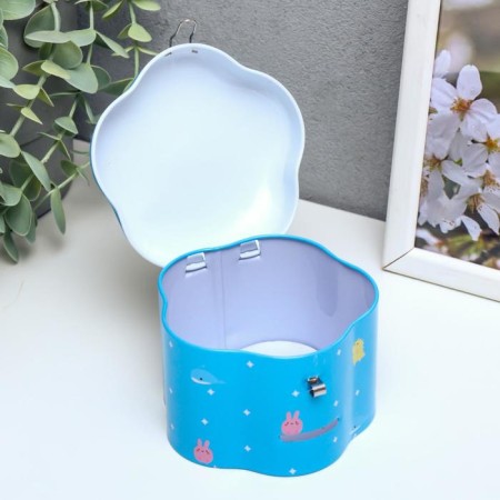 Piggy bank Metal Flower "Animal" mix 7.2x9.5x9.5 cm-4
