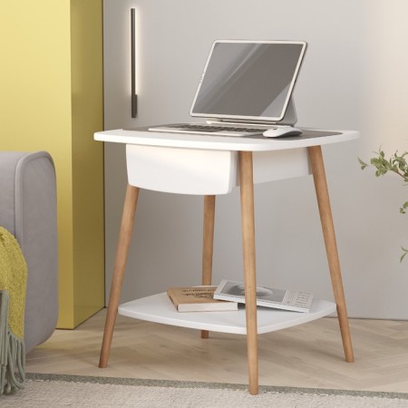 Journal table "Rio", 540 × 490 × 565 mm, color white snow
