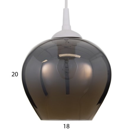 Lamp Bayerlux Shakira 1he27 White/gold 20x20x18cm-5