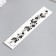 Tattoo on the body "butterflies in flowers" mix 16x3 cm