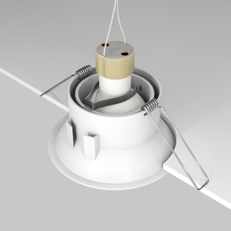 The built-in lamp Technical DL028-2-01W, 1x50W, 9.3x9.3x4.5 cm, GU10, white color-6