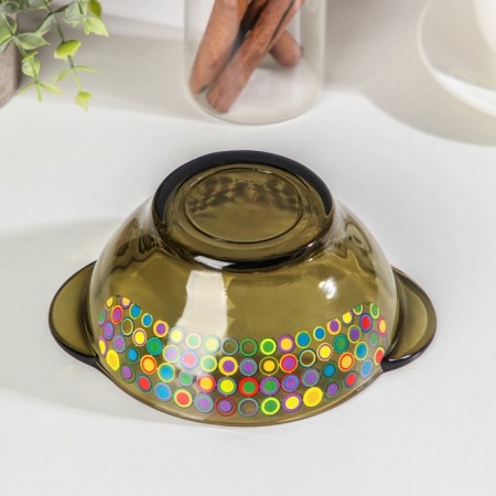 Boule up "Dyma. Circles "510 ml, d = 13.5 cm, brown color-1