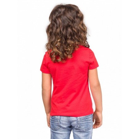 T -shirt for girls, height 86 cm, red color-2