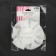 Picking for curtains "Rose", D = 11 cm, 31 cm, white color