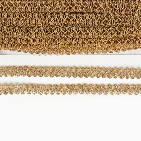 Braid curl gold 1.5 cm winding 25 meters-2